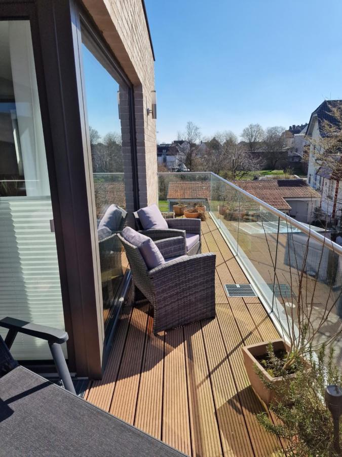 Moderne Penthouse Wohnung Schleswig Exteriör bild